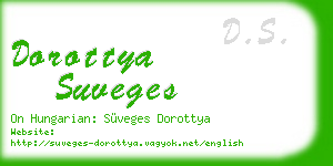 dorottya suveges business card